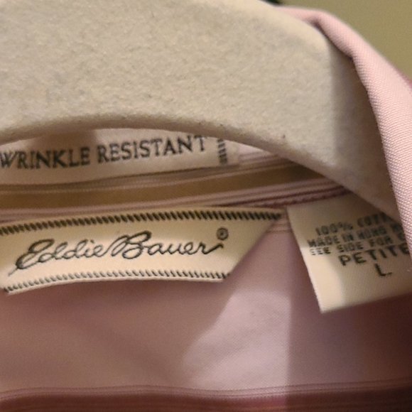 Eddie Bauer Petite Long Sleeve Stripe Blouse - Picture 2 of 5